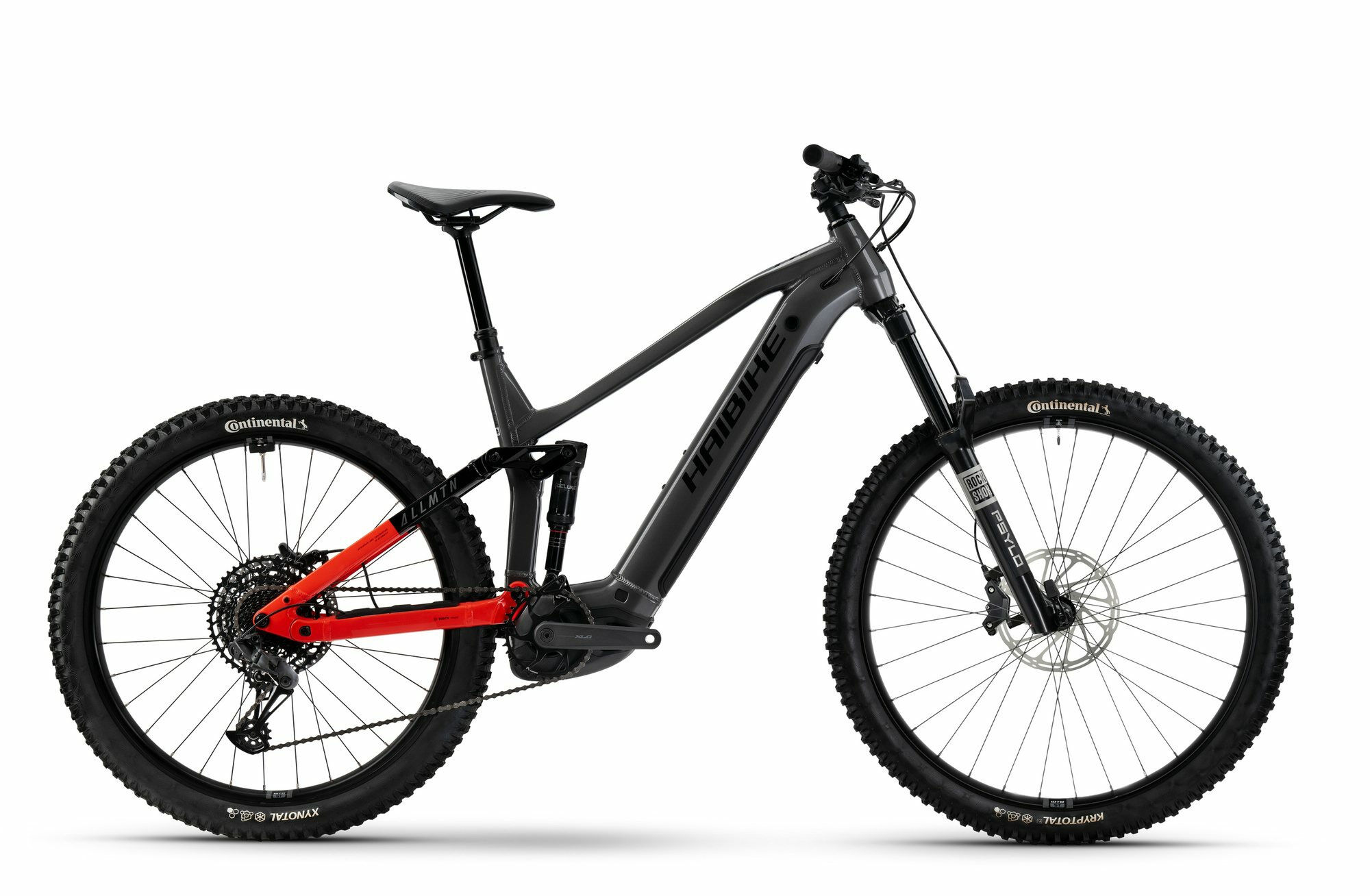 Haibike ALLMTN 4 - 29"/27;5" 800 Wh - silver/red/black glänzend