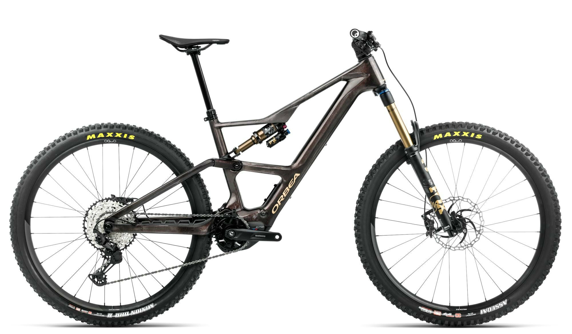 Orbea RISE LT M10 630W Cosmic Carbon View-Golden Sand (Gloss) 29" 630 Wh Diamant