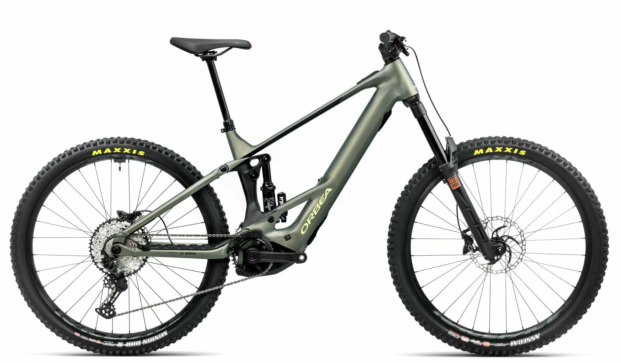Orbea WILD H20 Spaceship Green-Black (Matt) 29" 750 Wh Diamant
