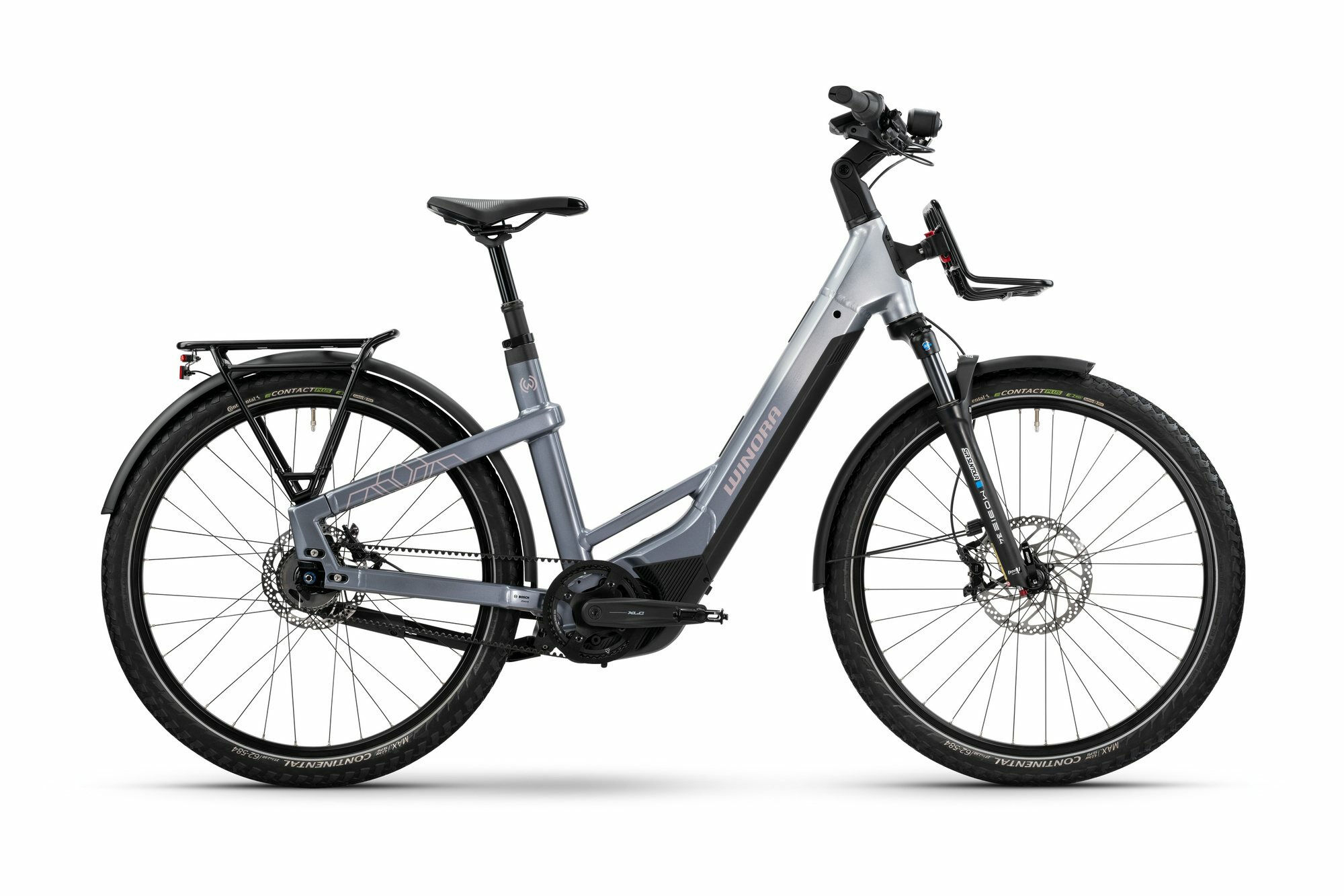 Winora YAKUN R5 PRO downtown/haze grey-gloss 27;5" 800 Wh Wave