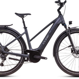 Cube TOURING HYBRID PRO 625 metallicgrey´n´chrome 28" 625 Wh Trapez