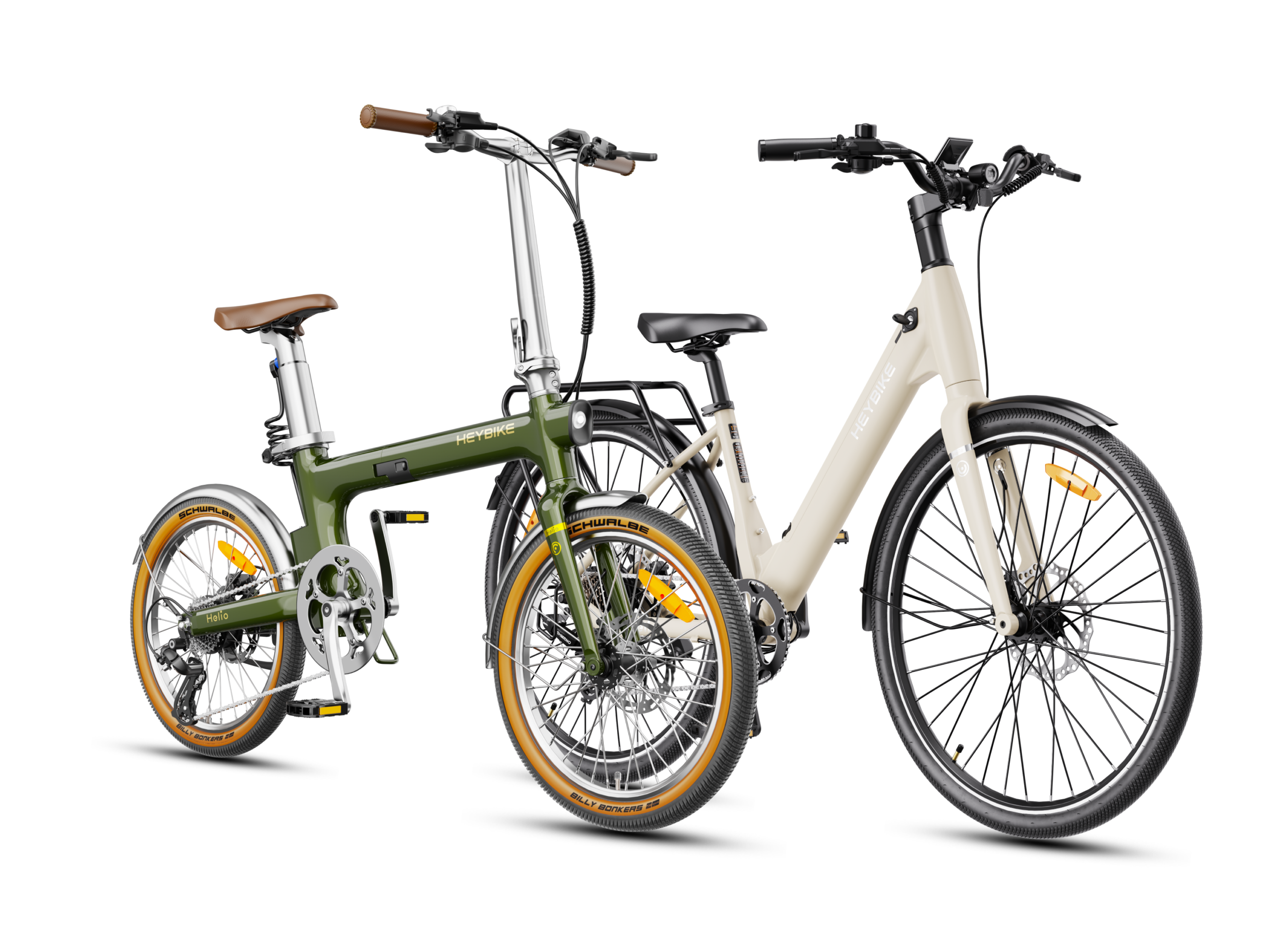 Helio U + Helio F Combo - Cremeweiß / Racing Green