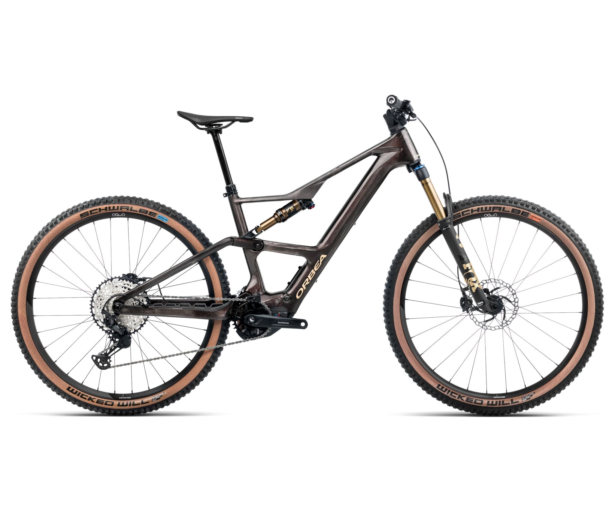 Orbea RISE SL M10 630W Cosmic Carbon View - Golden Sand 2025 L