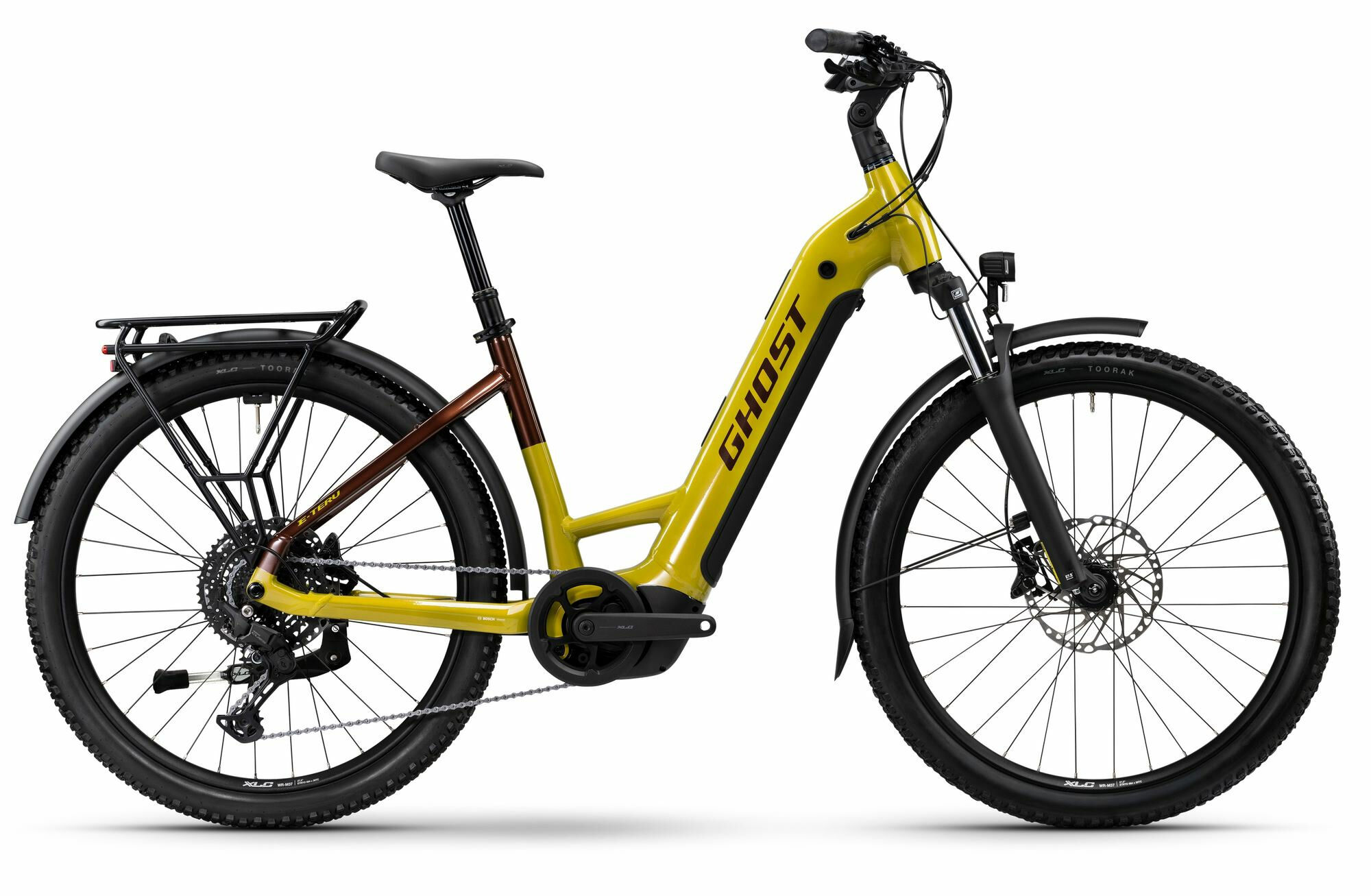 Ghost E-TERU UNIVERSAL EQ LOW harvest yellow/cocoa brown glänzend 27;5" 600 Wh W...