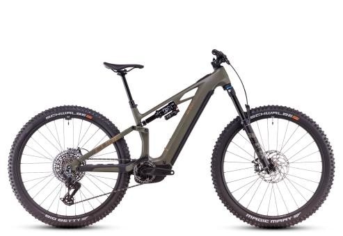 Cube Stereo Hybrid ONE44 HPC TM 800 2025 | dustyolive´n´gold | S | E-Bike Fully