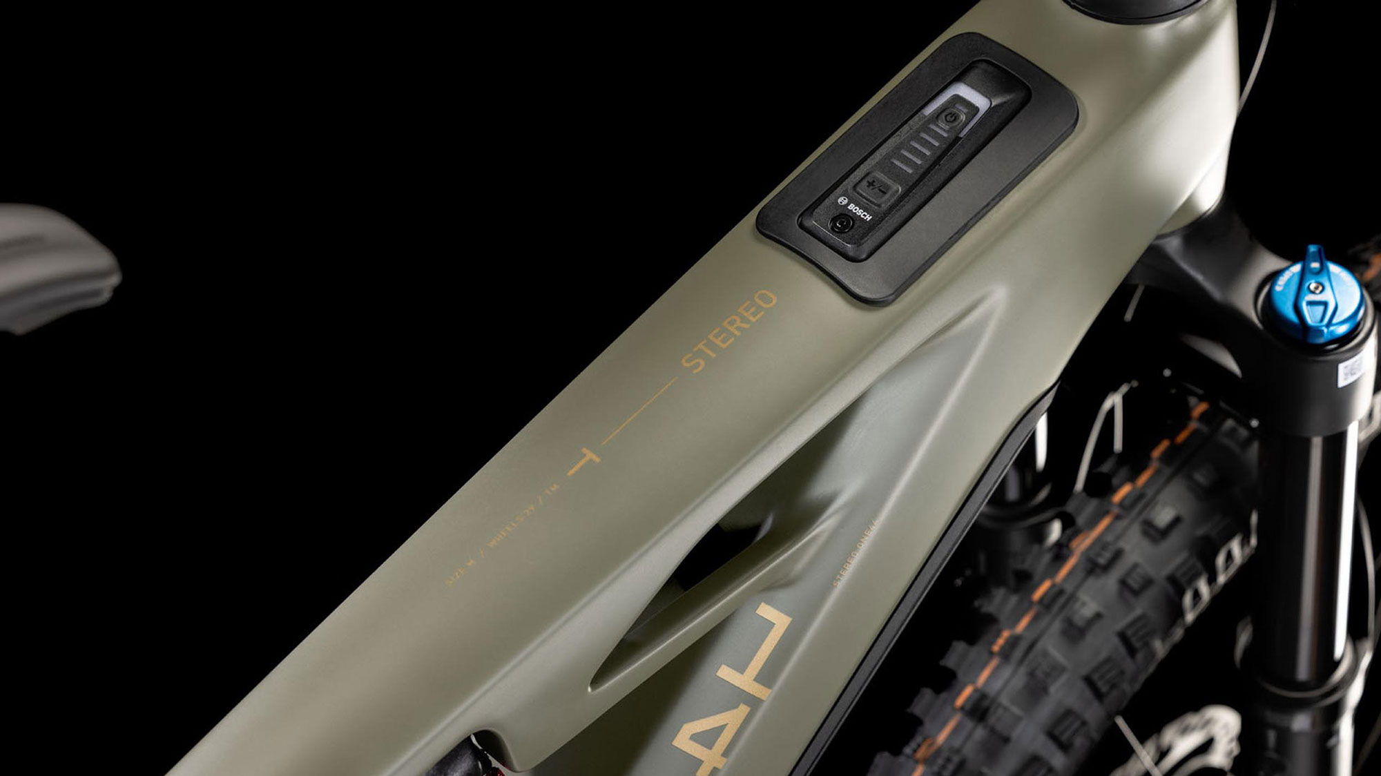 Cube Stereo Hybrid ONE44 HPC TM 800 2025 | dustyolive´n´gold | S | E-Bike Fully – Bild 2