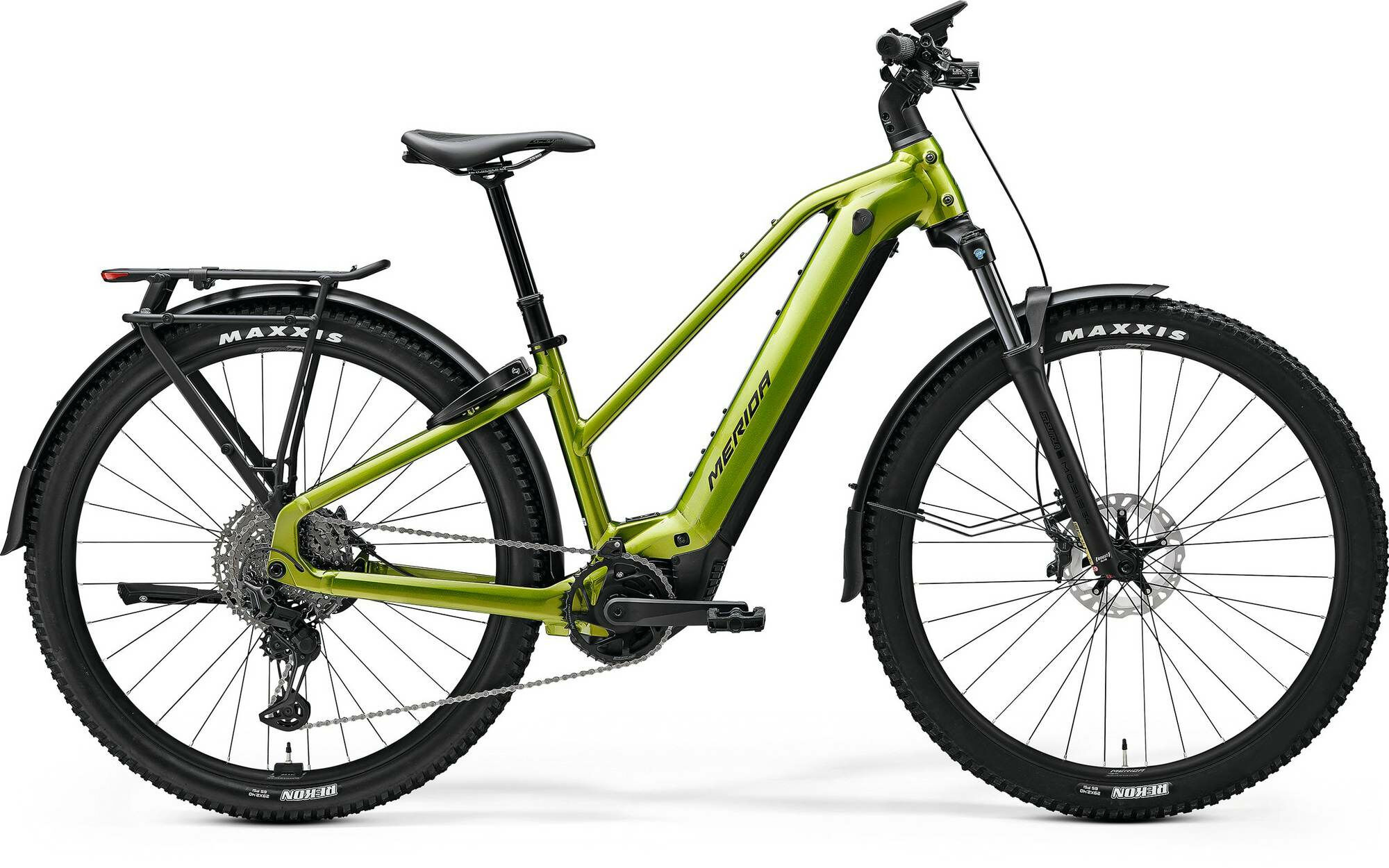 Merida eFLOAT CC L 600 EQ Fall Green 29" 800 Wh Trapez