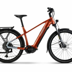 Haibike TREKKING 4 orange/silver glänzend 27;5" 720 Wh Diamant