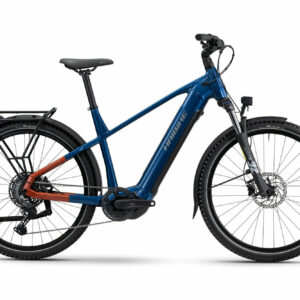 Haibike TREKKING 4 blue/orange/silver glänzend 27;5" 720 Wh Diamant