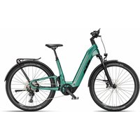 KTM MACINA AERA FS ELITE LFC - 29 Zoll 800Wh 10K Fully - Green Black Matt Black Orange Glossy