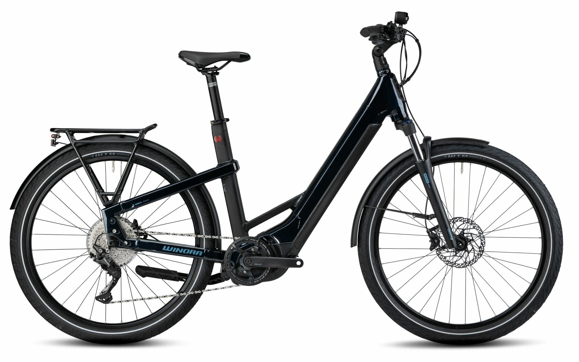 Winora YAKUN 10 LOW - 27;5" 750 Wh - darkblue matt