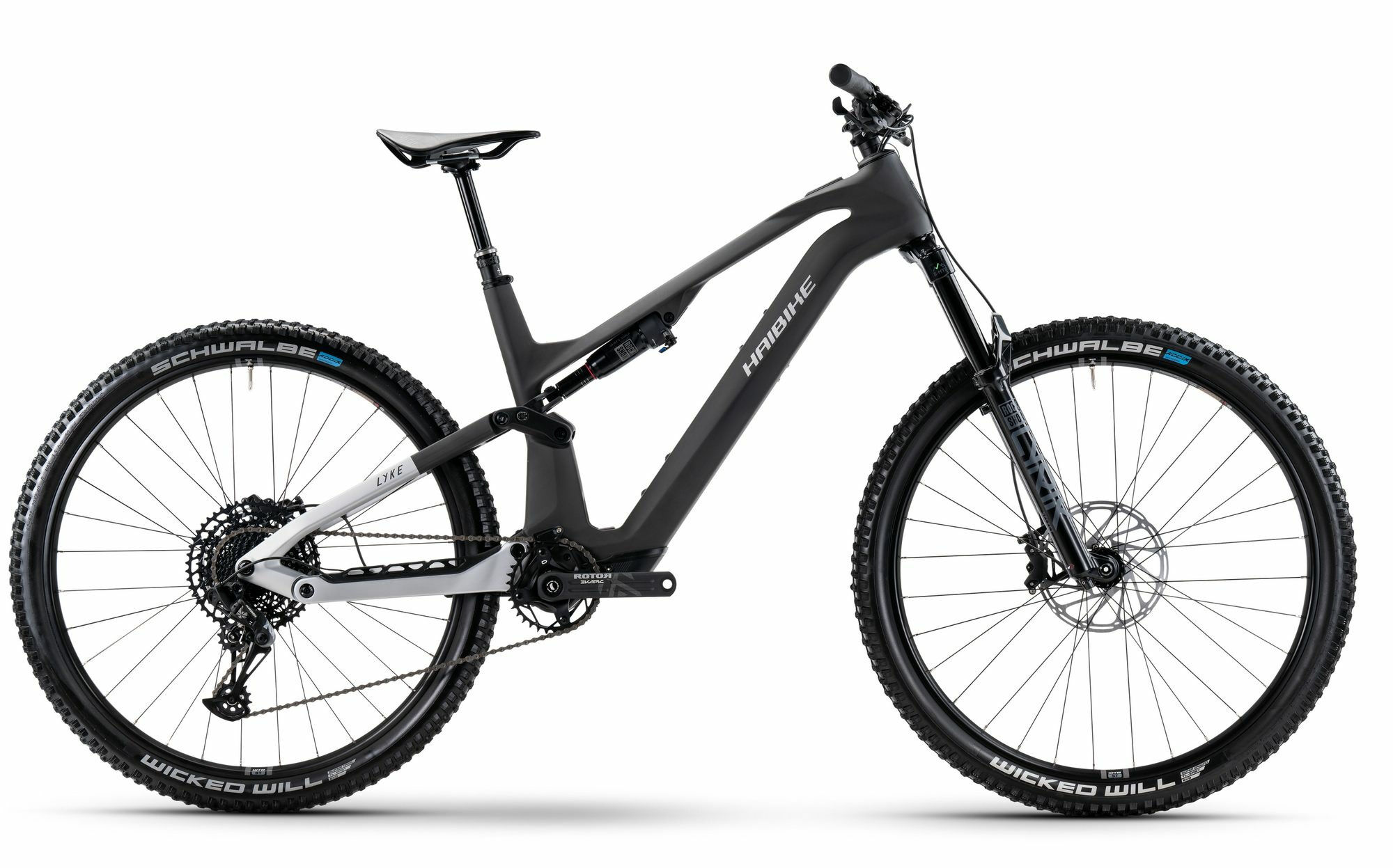 Haibike LYKE CF 10 - 29" 480 Wh - carbon/silver matt