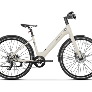 Heybike EC 1-ST - Buttrig Weiß / mit schwarzer Tasche