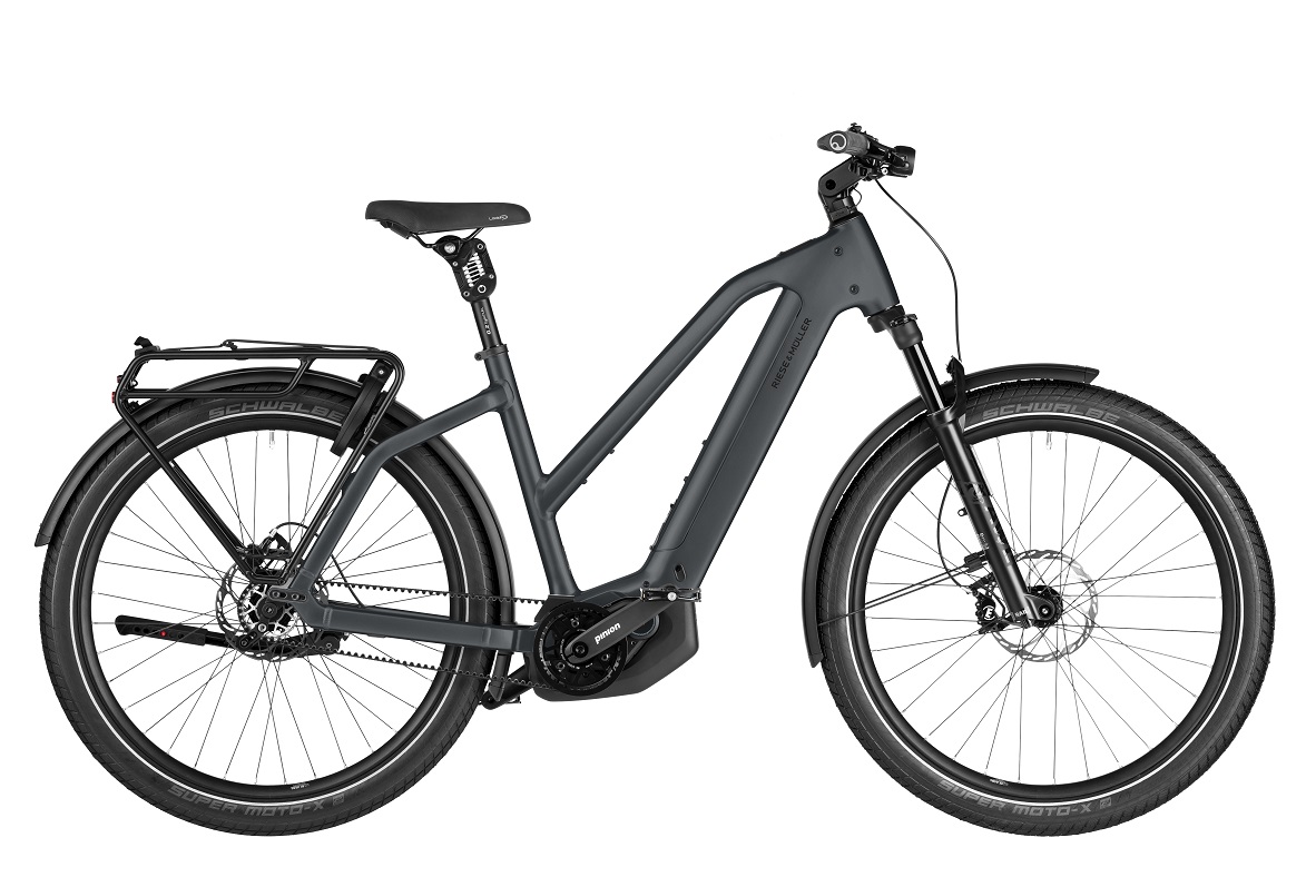 Riese & Müller Charger5 pinion 800 Wh Damen Mixte grau 2026