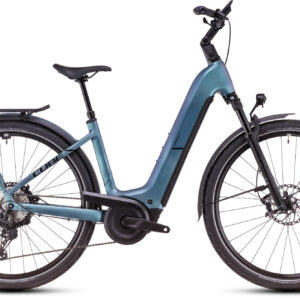 Cube KATHMANDU HYBRID SLX 800 smaragdgrey´n´black 28" 800 Wh Wave