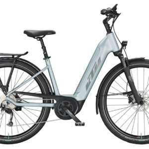 KTM MACINA TOUR P510 WAVE - 28" 500 Wh - azzurro silver matt (grey+blue)