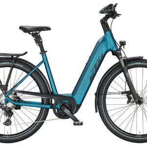 KTM MACINA STYLE 730 WAVE - 28" 750 Wh - vital blue matt (black+silver)