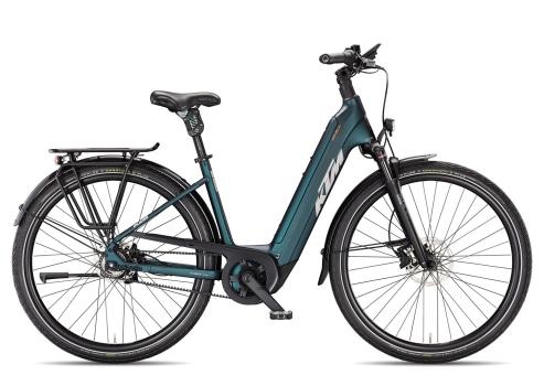 KTM Macina City 820 XL BELT Wave 2026 | dark sea matt/grey orange | 56 cm | E-Cityräder