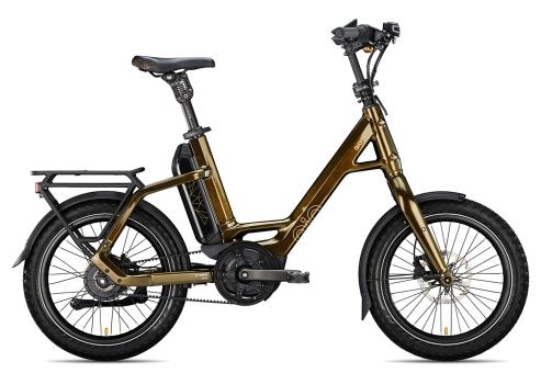 QIO EINS P-E LTD Fine Line | black gold | 47 cm | Kompakt E-Bikes