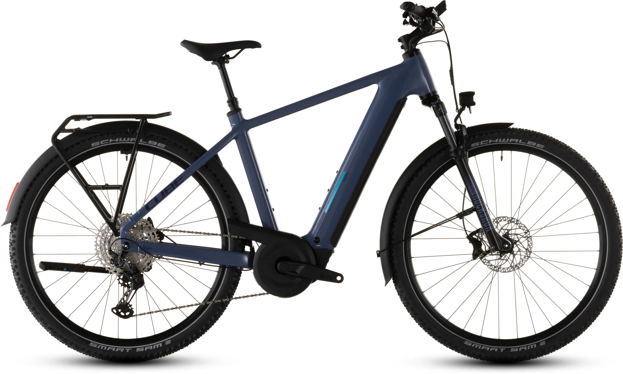 Cube Nuride Hybrid EXC 800 jeansblue´n´blue 2026 54 cm