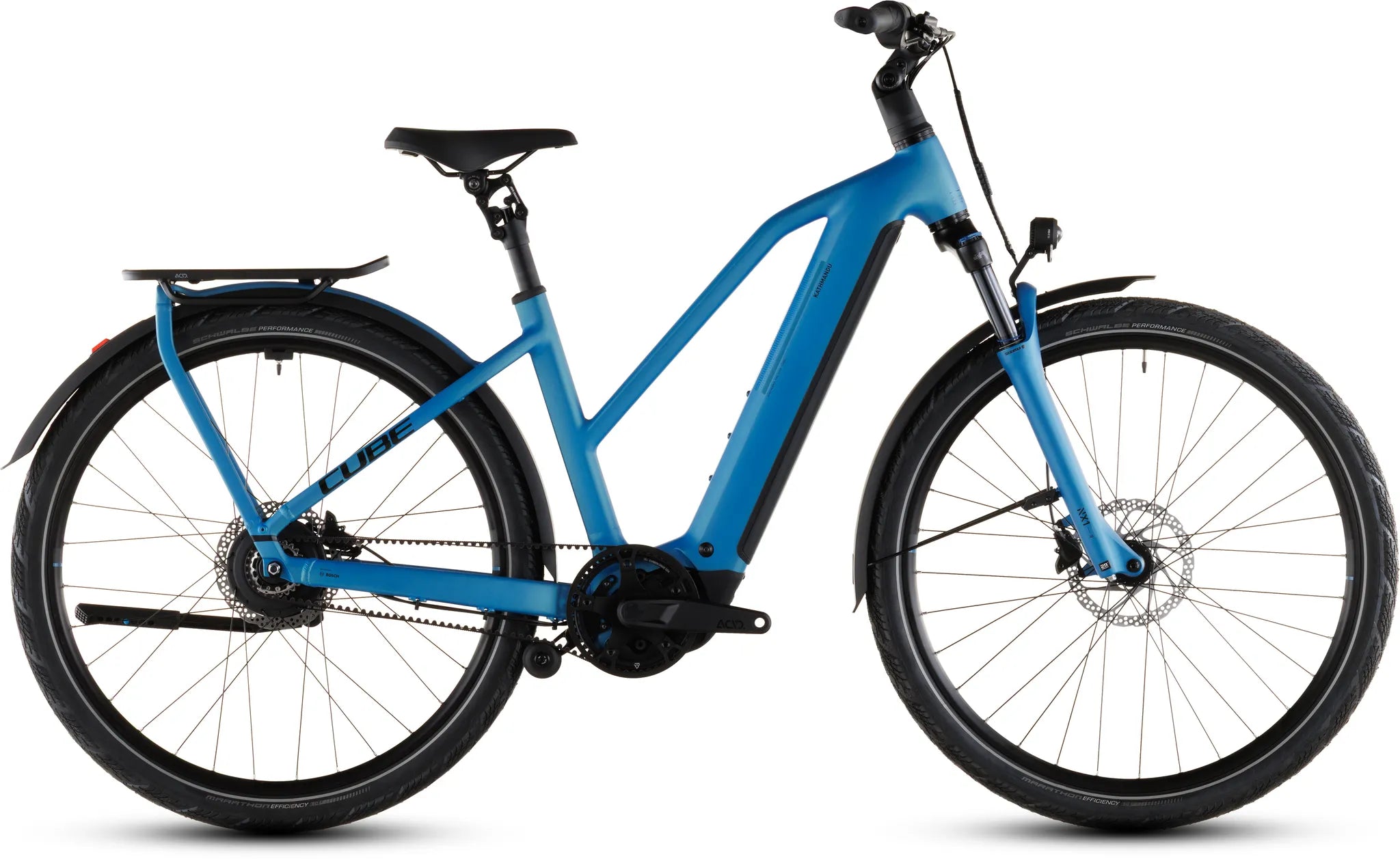 Cube Kathmandu Hybrid Comfort Pro 800 azure´n´black Trapeze 2026 46 cm