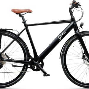 Geero FLEX E-Bike Vinyl 54 - braun & LC Display - gerader Lenker