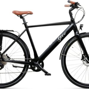 Geero FLEX E-Bike Vinyl 54 - braun & OLED Display - gebogener Lenker