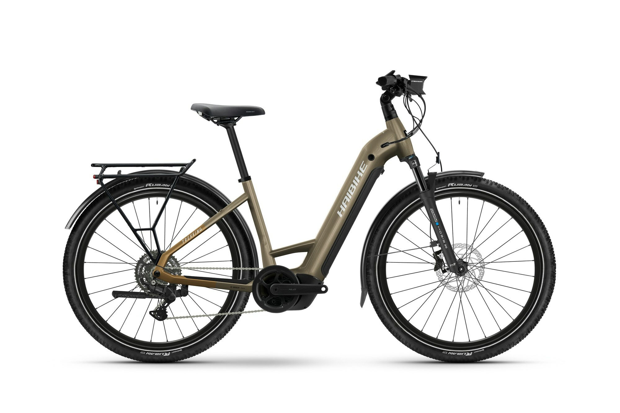 Haibike TREKKING 6.5 LOW - 27;5" 600 Wh - toffee/sand/silver glänzend