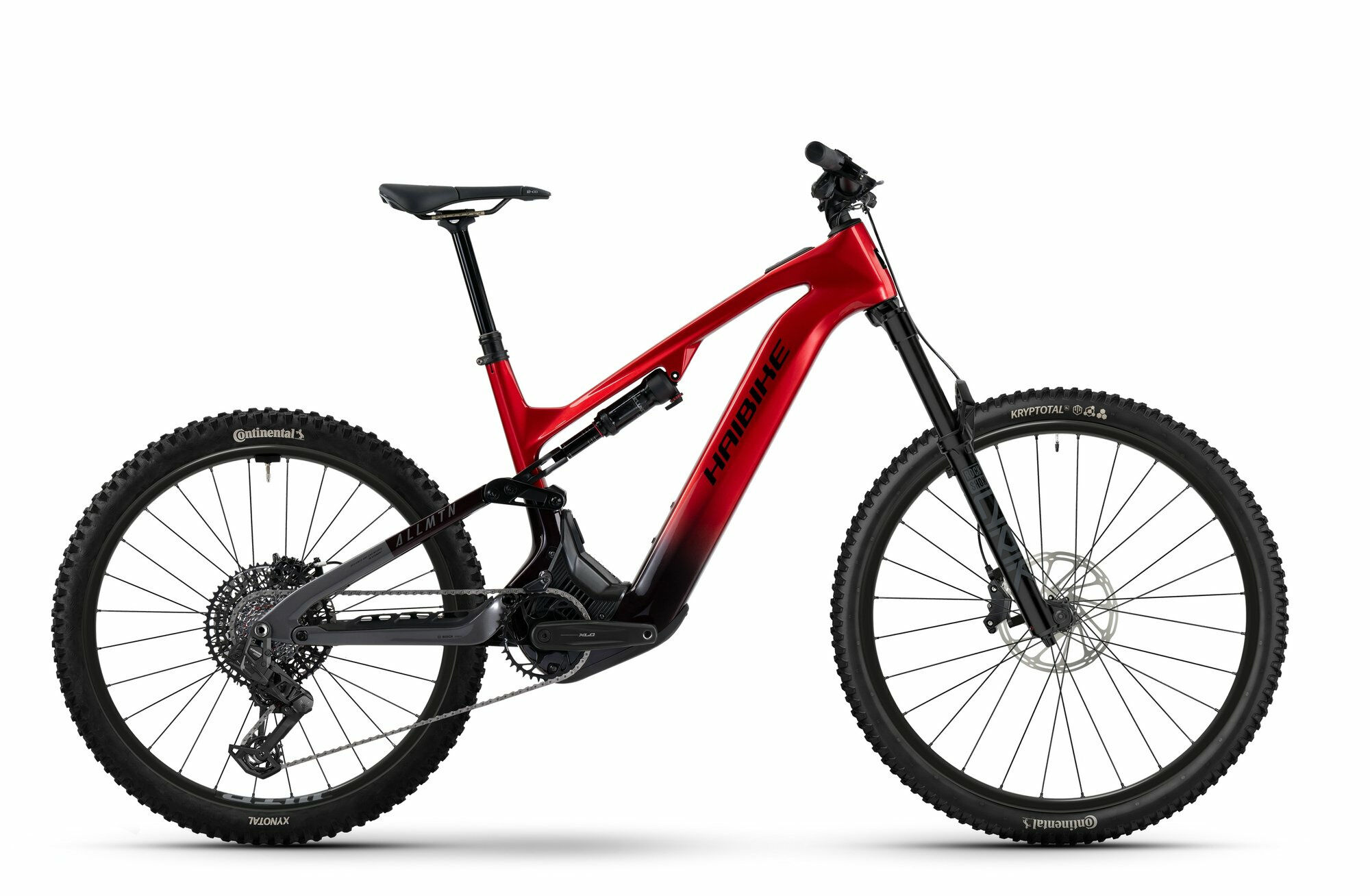Haibike ALLMTN CF 9 - 29"/27;5" 800 Wh - red/black/platinum glänzend