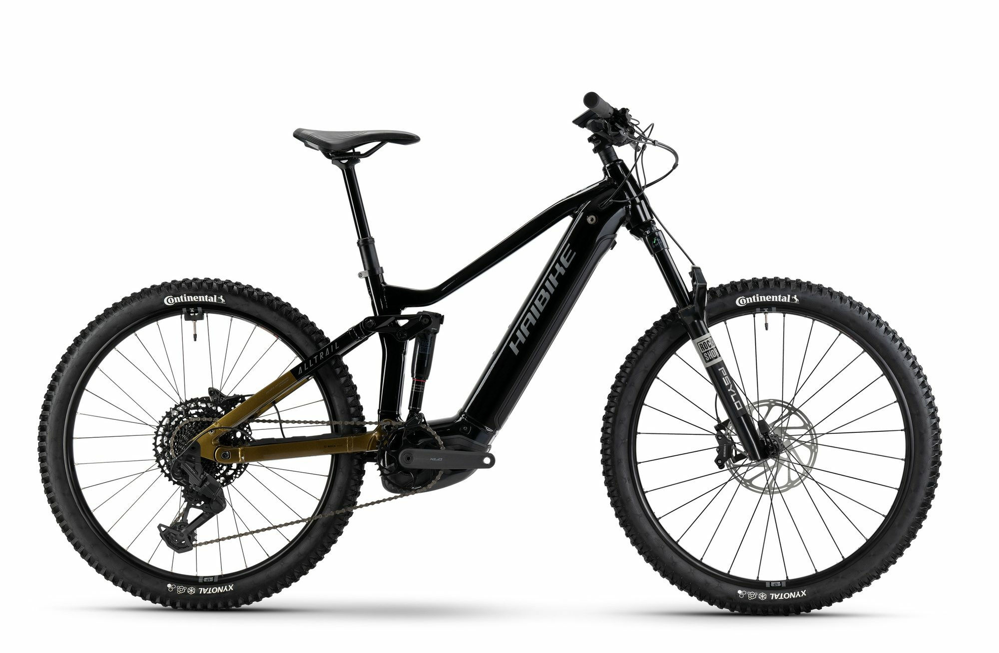 Haibike ALLTRAIL 10 - 27;5" 800 Wh - black/ninja gold/grey glänzend