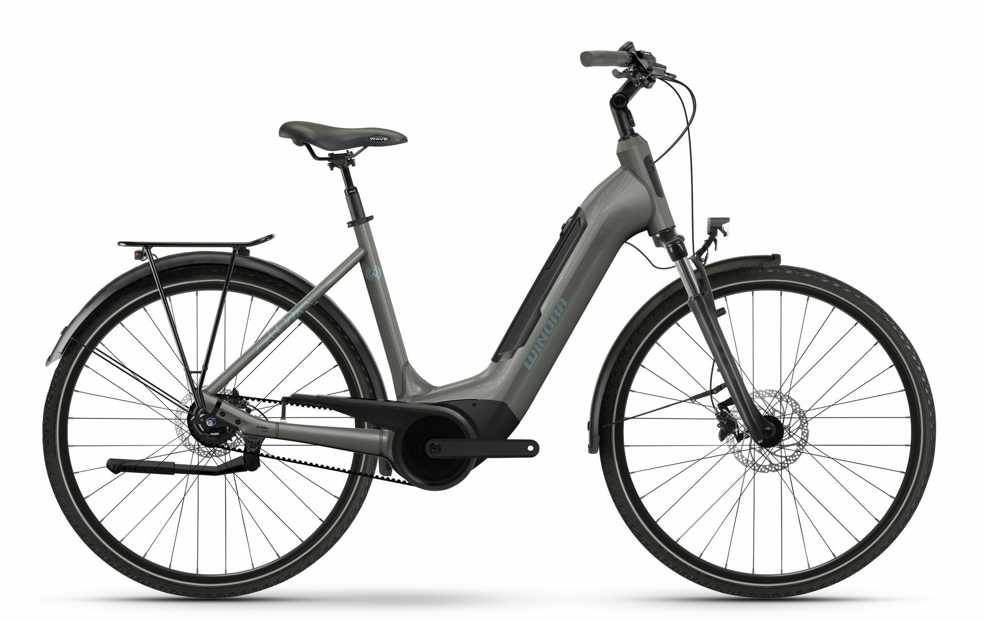 Winora TRIA R8f - 28" 500 Wh - steeple grey glänzend