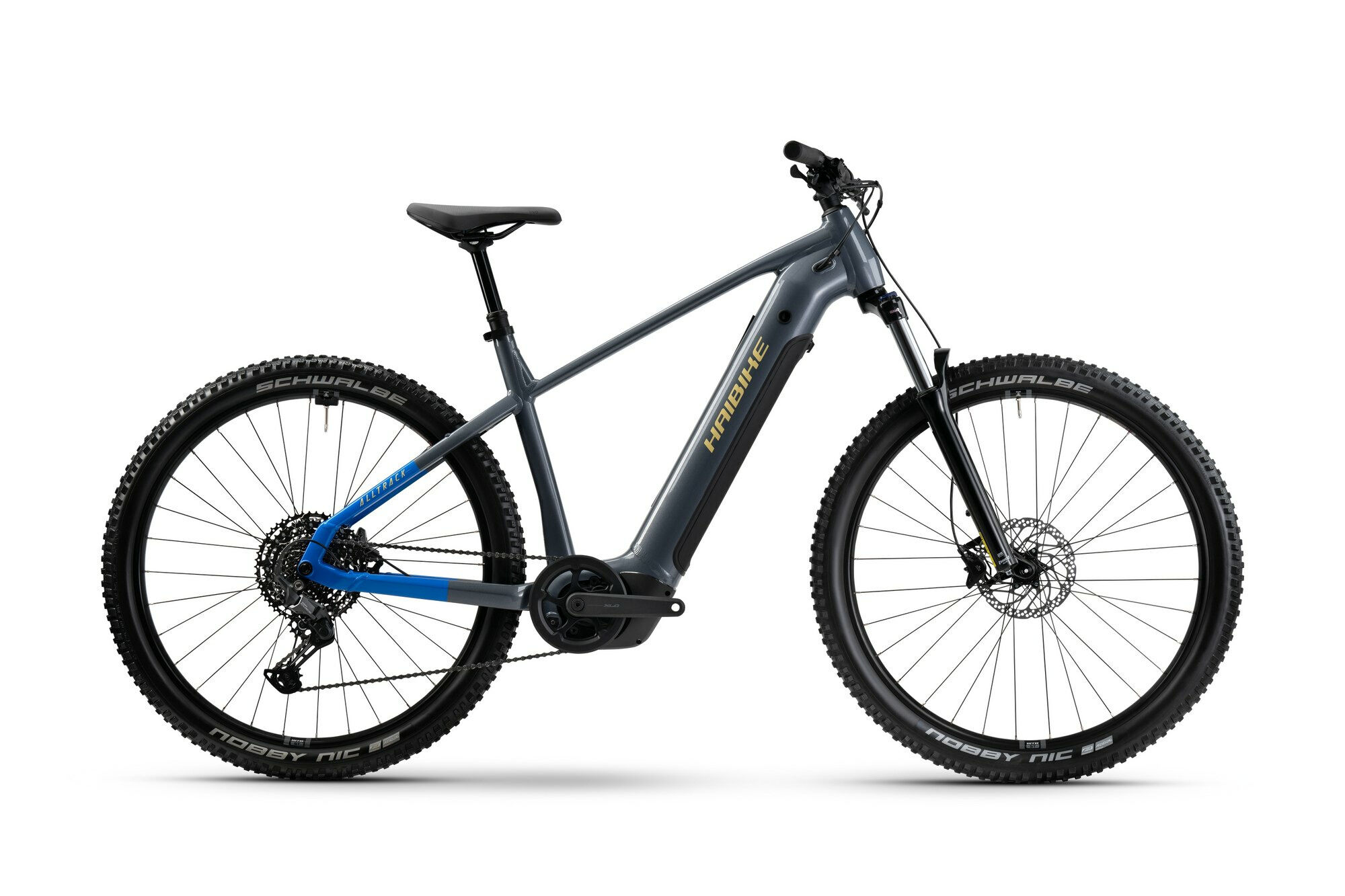 Haibike ALLTRACK 6.5 29 - 29" 600 Wh - grey/blue/yellow glänzend