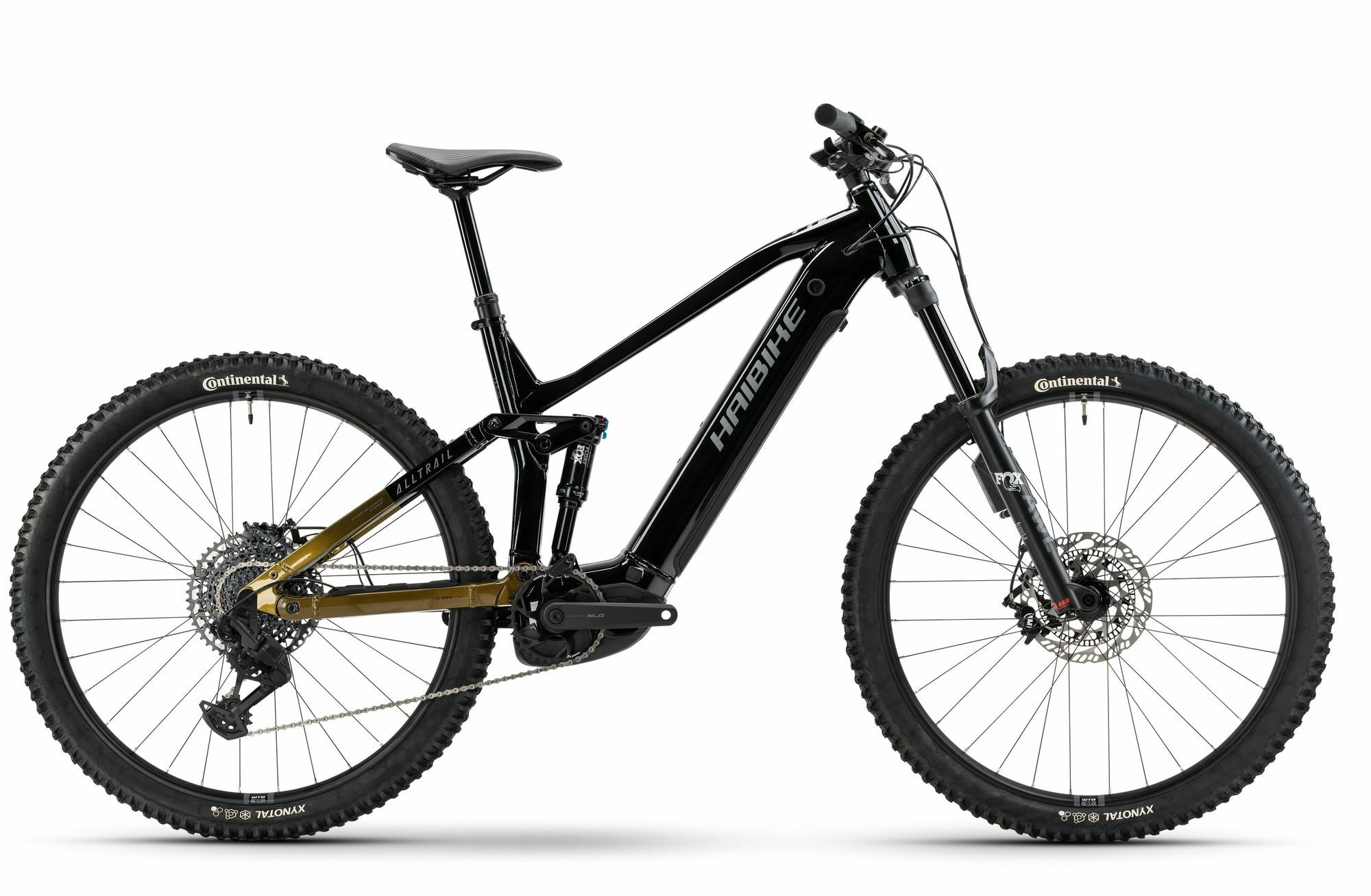 Haibike ALLTRAIL 10.5 ABS - 29" 800 Wh - black/ninja gold/grey glänzend