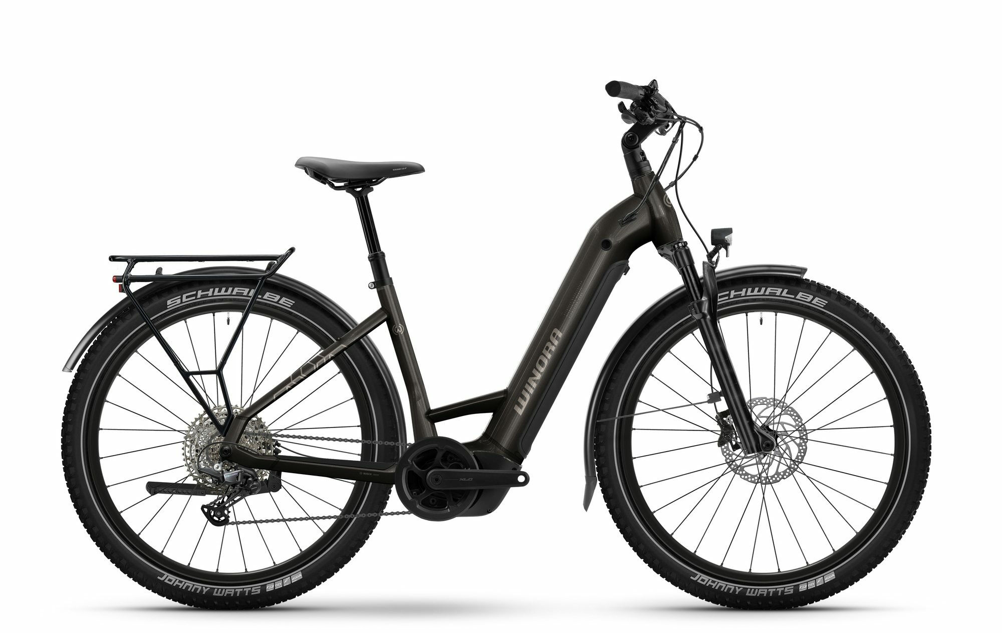 Winora YUCATAN X12 PRO LOW - 27;5" 800 Wh - choc chai glänzend