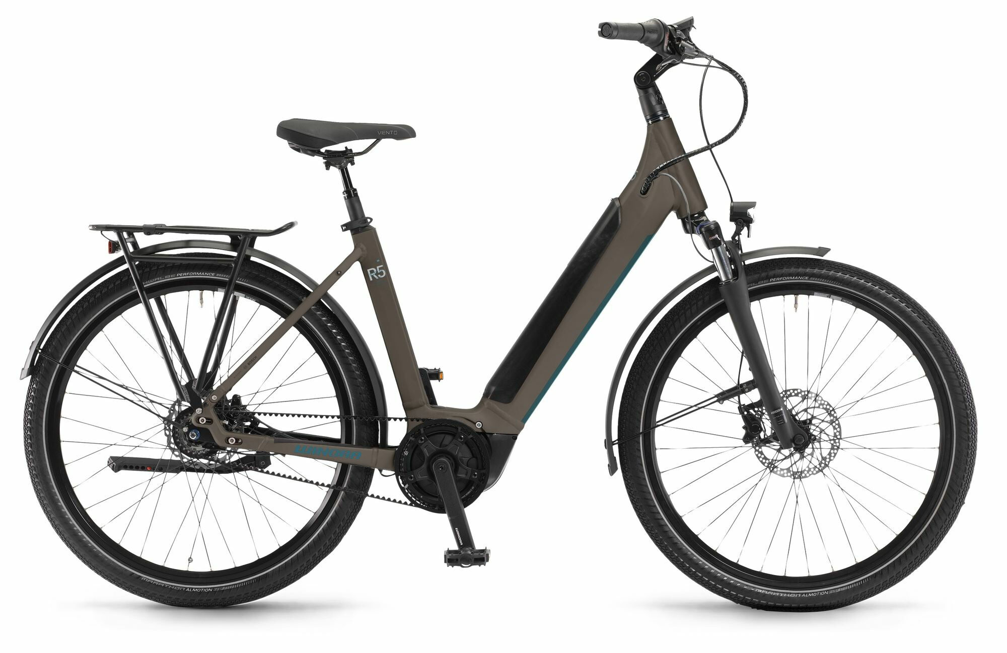 Winora SINUS R5f LOW - 27;5" 625 Wh - peat matt