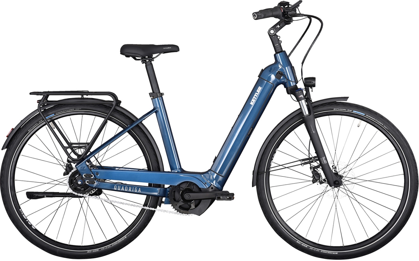 E-Bike - Kettler Quadriga P5 FL blau - 43 cm