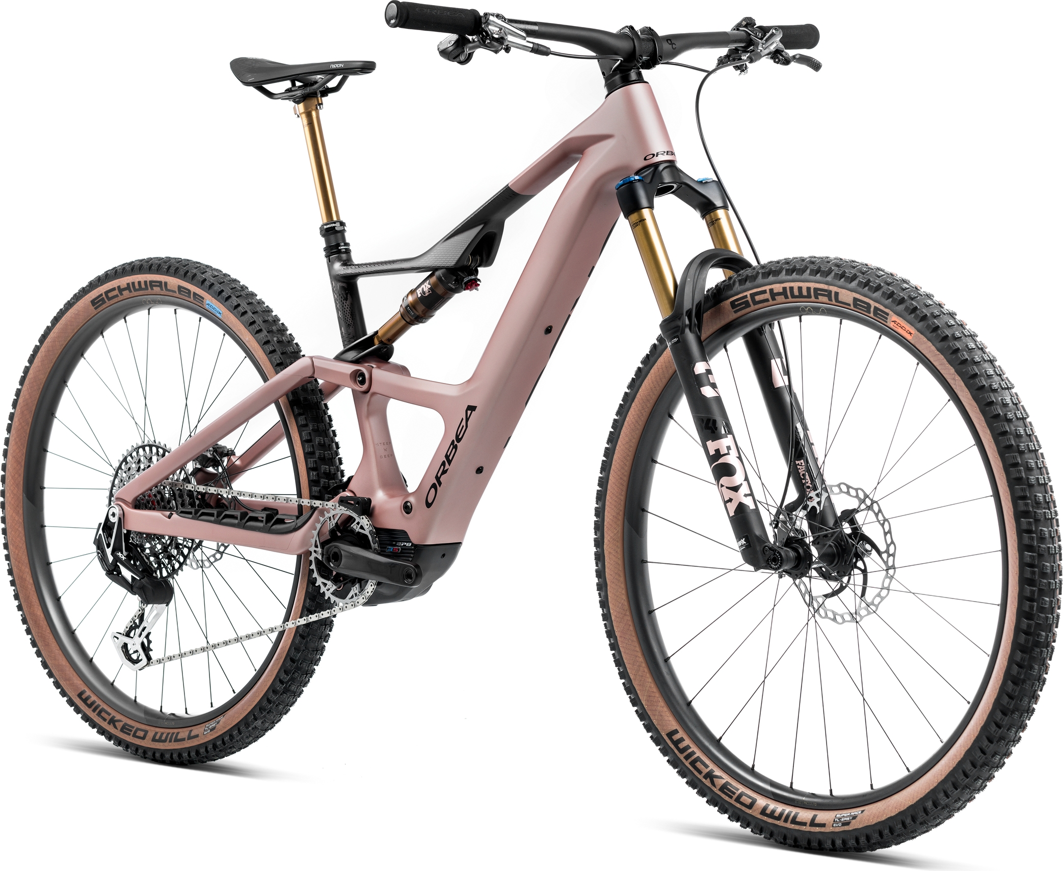 Orbea Rise SL M-LTD 630Wh - 2025 - Desert Rose - Carbon Raw (Matt) | L