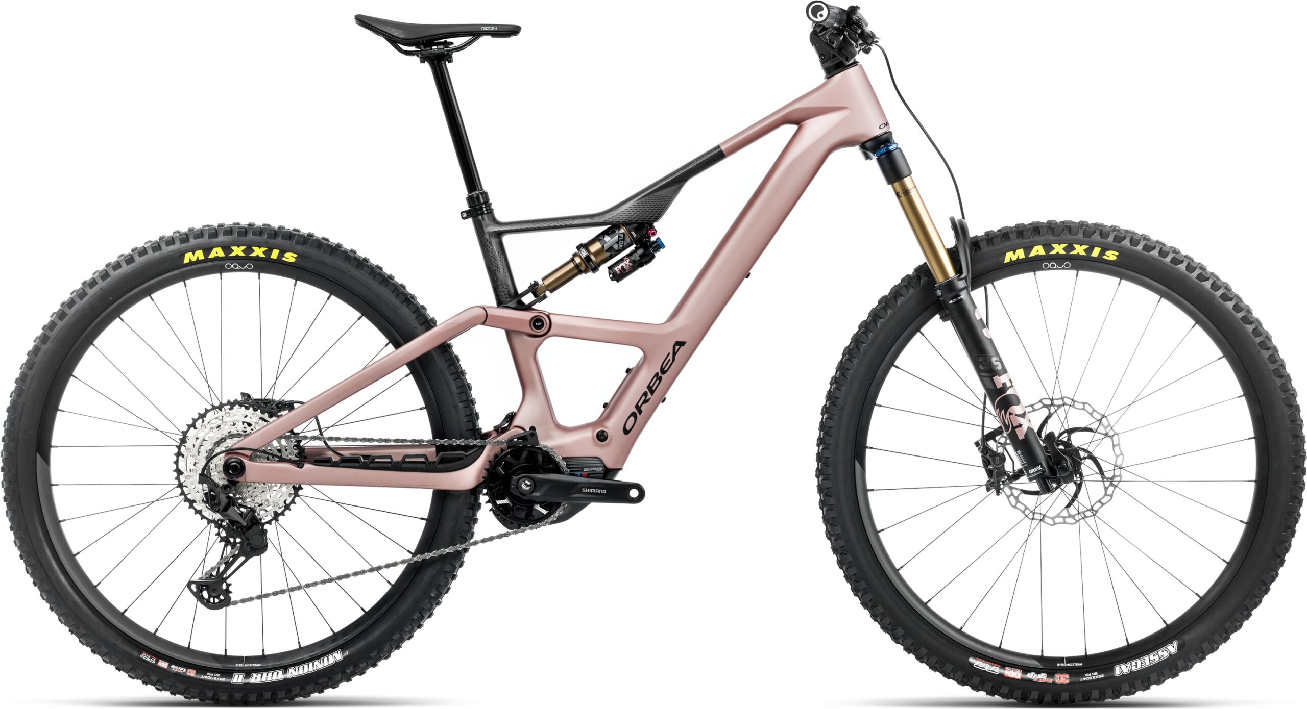 Orbea Rise LT M10 420Wh - 2025 - Desert Rose - Carbon Raw (Matt) | M