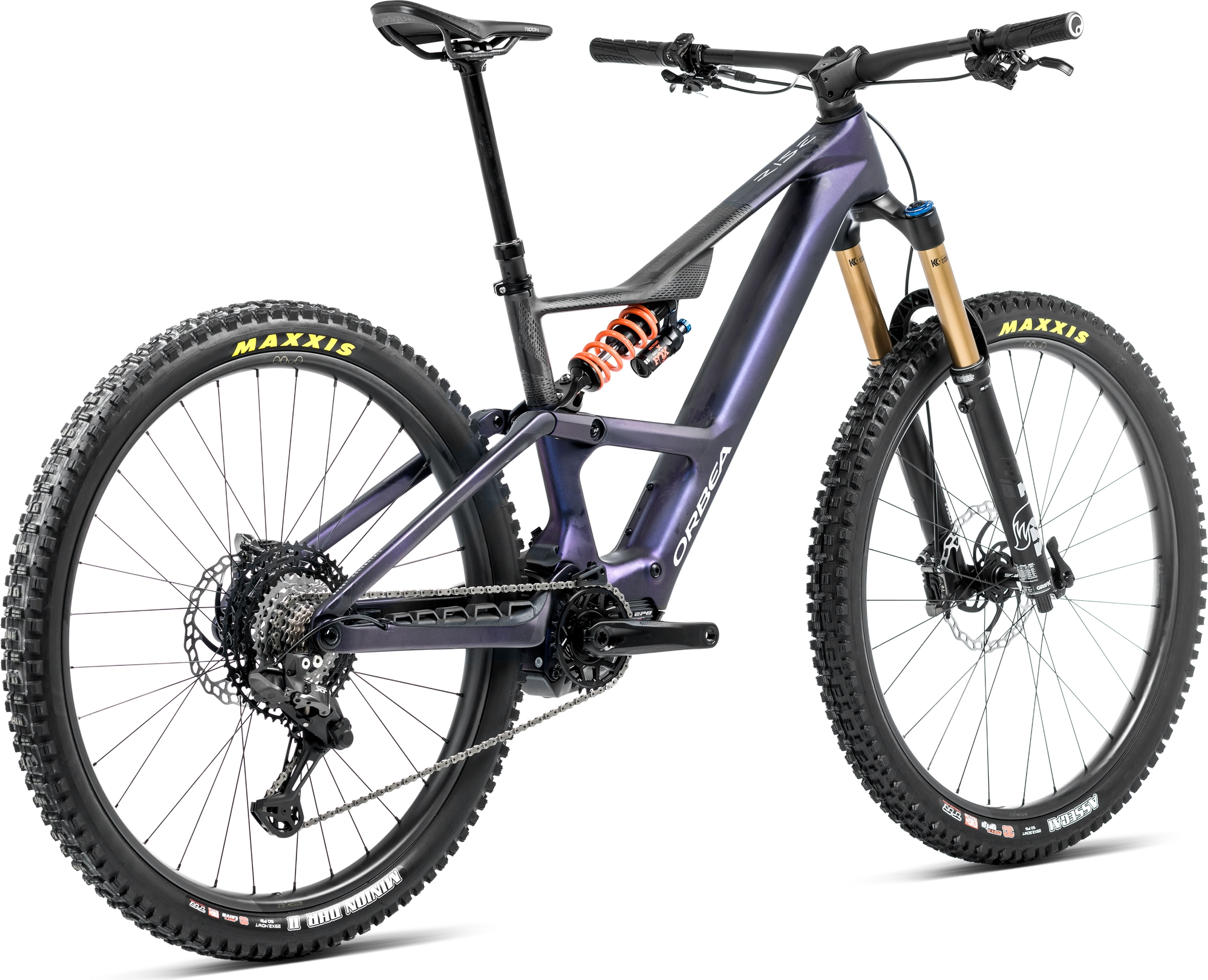 Orbea Rise LT M-TEAM 630Wh - 2025 - Tanzanite Carbon View - Carbon Raw (Matt) | S – Bild 2