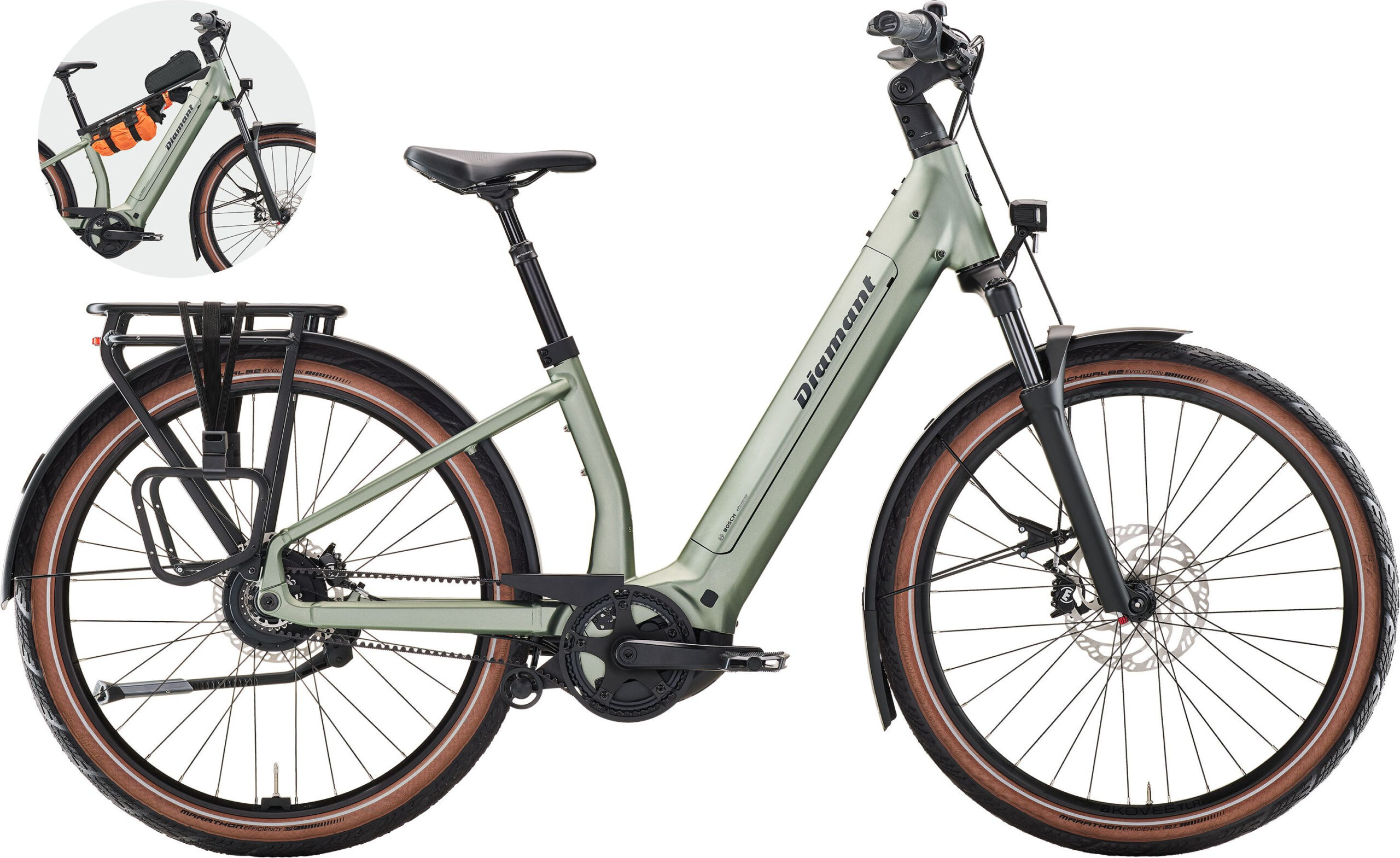 Diamant Suvea Style 800 Wh Einstieg tief - 2025 - Heugrün | LXL