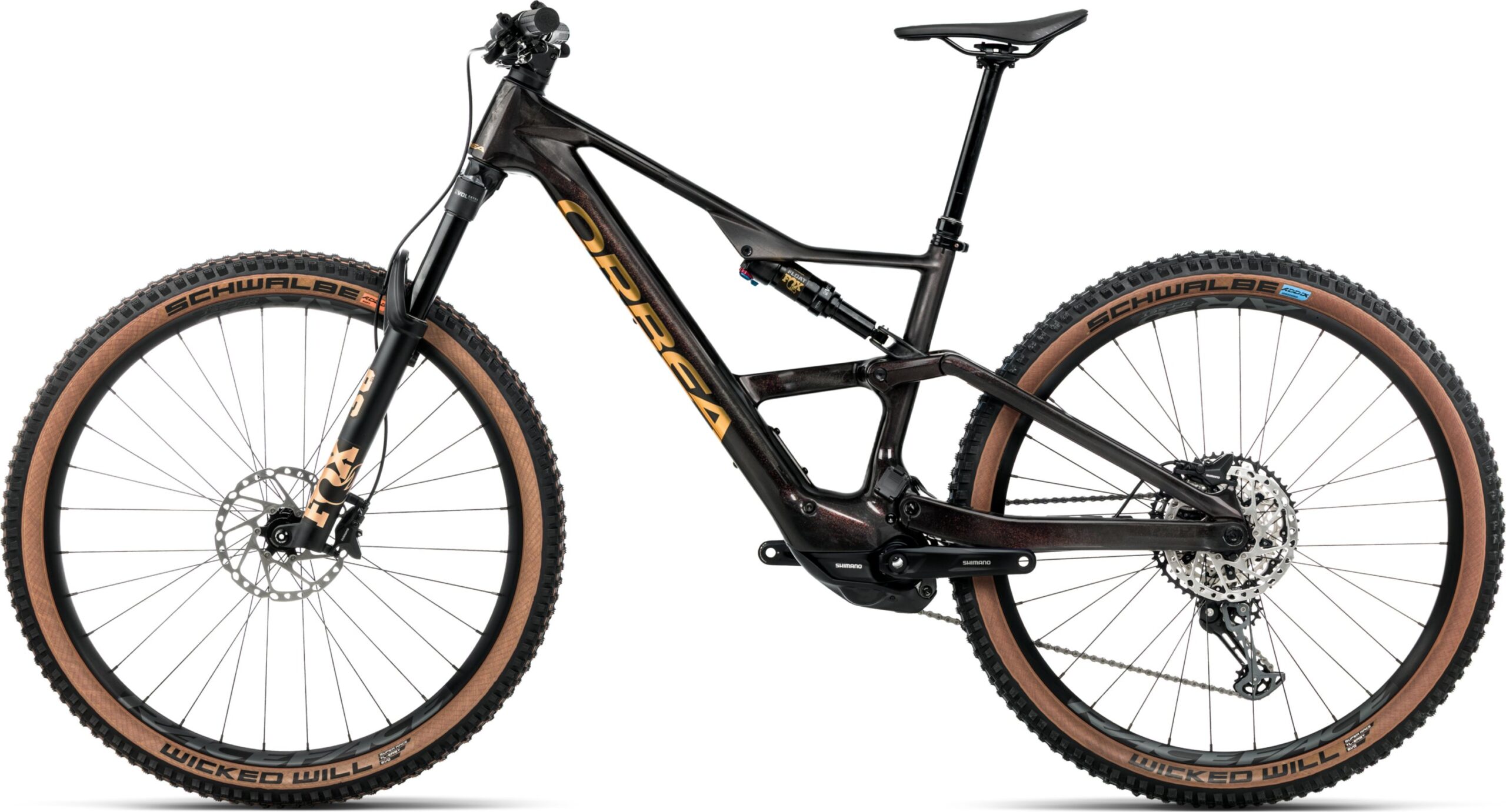 Orbea Rise SL M20 420Wh - 2026 - Cosmic Carbon View - Golden Sand (Gloss) | L – Bild 2
