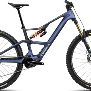 Orbea Rise LT M-TEAM XT Di2 630Wh - 2025 - Tanzanite Carbon View - Carbon Raw (Matt) | L