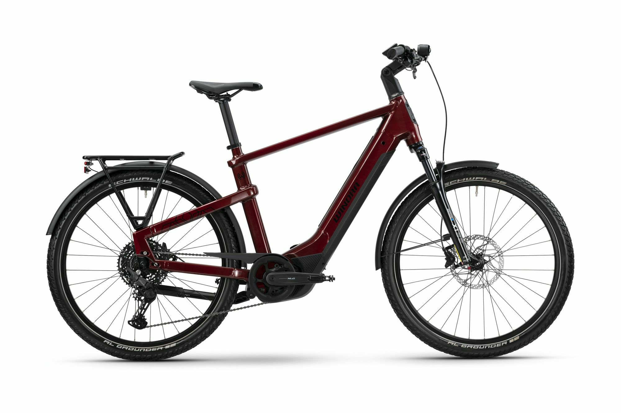 Winora YAKUN X10 HIGH - 27;5" 800 Wh - warm red-gloss