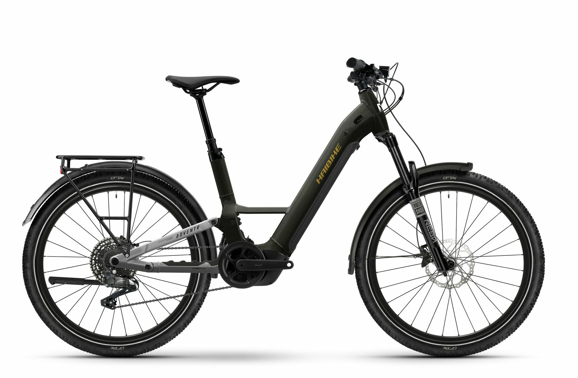 Haibike ADVENTR 6 LOW - 27;5" 800 Wh - sparkling black/platinum chrome glänzend