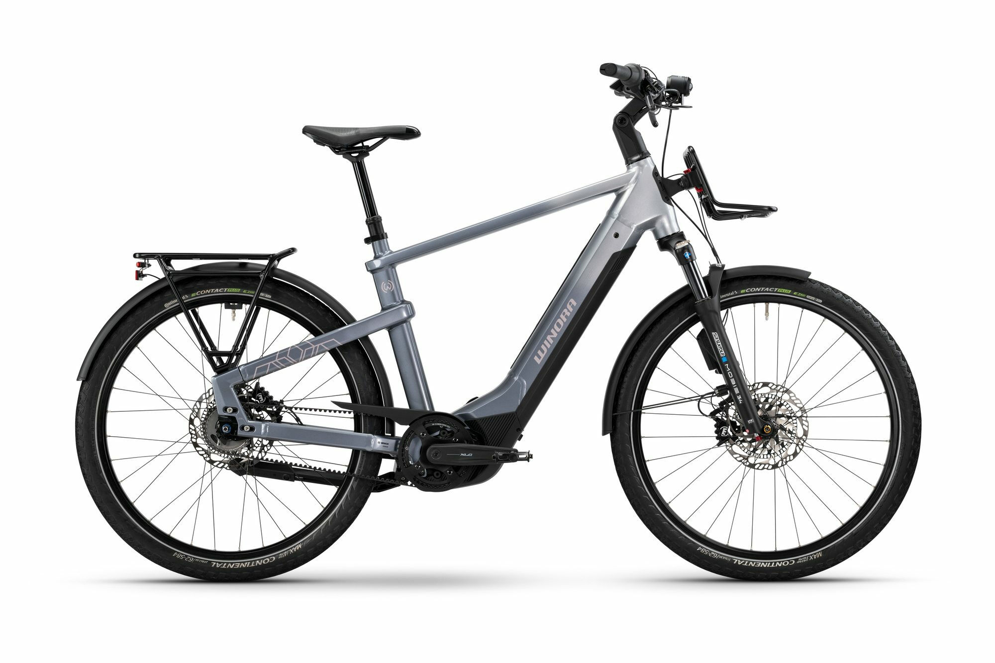 Winora YAKUN R5 PRO ABS HIGH - 27;5" 800 Wh - downtown/haze grey-gloss