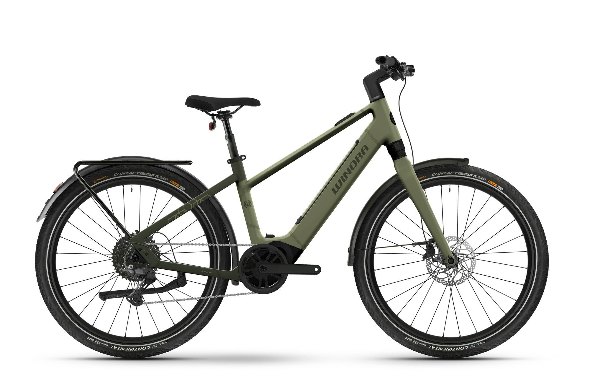 Winora iRIDE PURE X10 HIGH - 27;5" 400 Wh - nevergreen/restoration matt