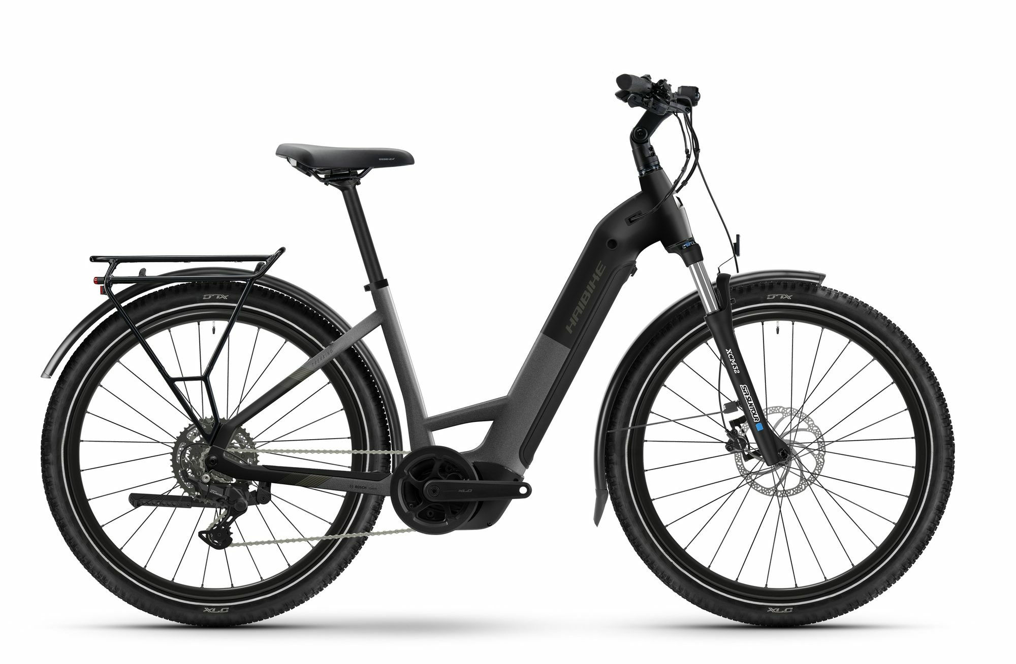 Haibike TREKKING 3 LOW - 27;5" 540 Wh - dark silver/stardust matt