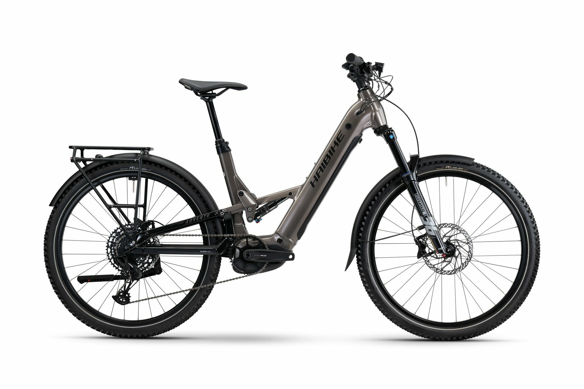 Haibike ADVENTR 10 LOW - 27;5" 800 Wh - met.sand/black glänzend