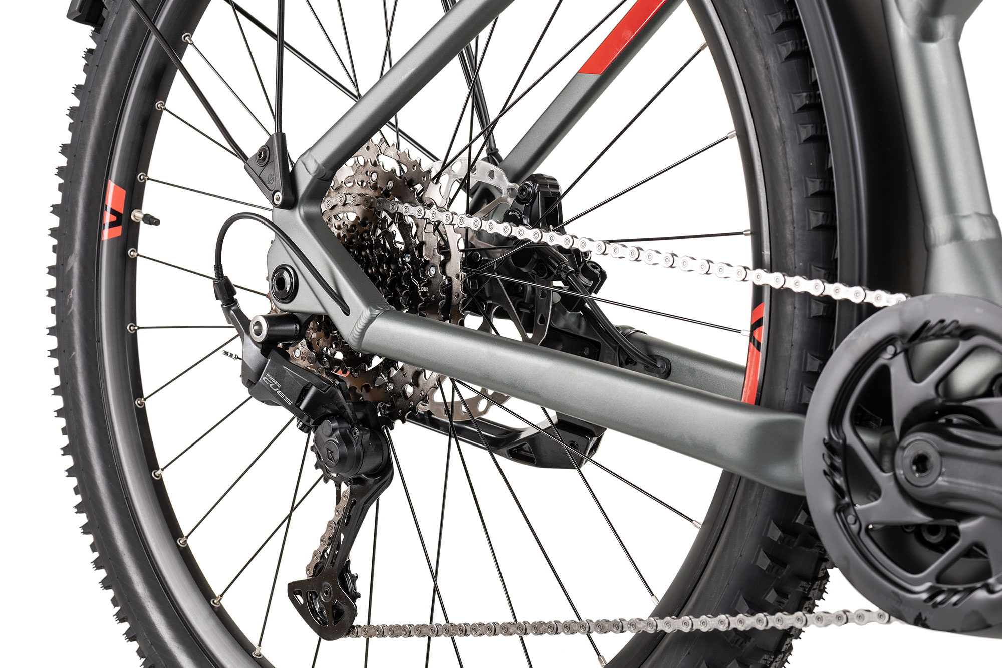 Axess Force Pro WS 29 Allroad | flashgrey matt/black/orange | 17 Zoll | E-Hardtail-Mountainbikes – Bild 2