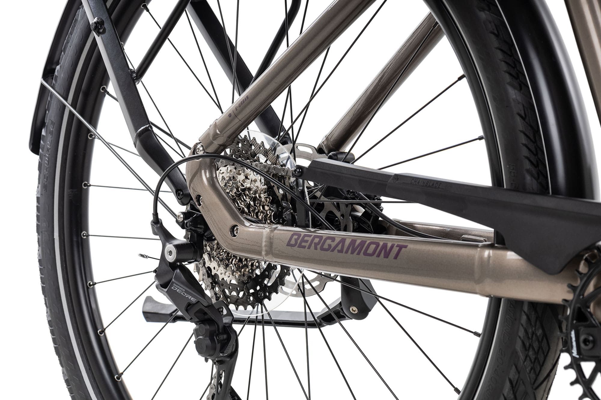 Bergamont E-Vitess Sport Trapez | shiny taupe brown | 44 cm | E-Cityräder – Bild 2